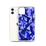Igetzbuzy Blicky Blue Camo iPhone Case