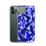 Igetzbuzy Blicky Blue Camo iPhone Case