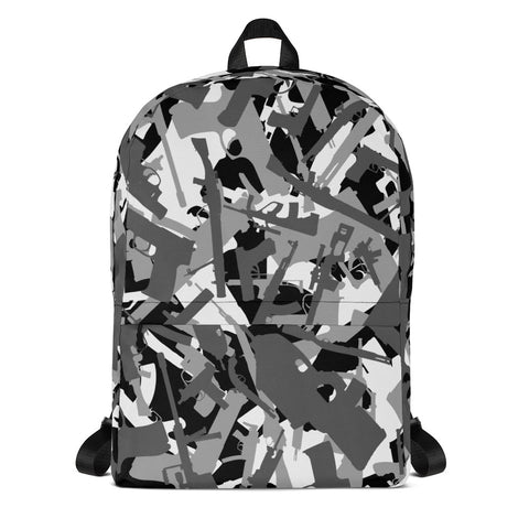 Igetzbuzy Black & White Camo Backpack