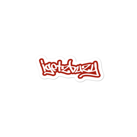 Igetzbuzy logo sticker