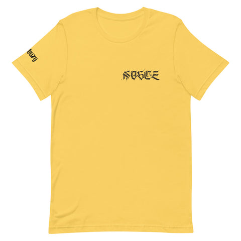 Igetzbuzy NOSCE (BLK) Yellow Unisex T-Shirt