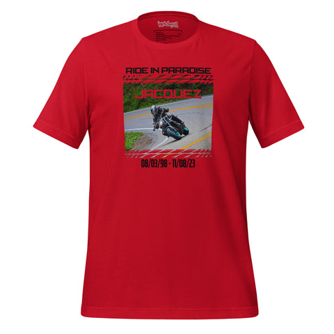 Ride in Paradise Jacquez Unisex t-shirt