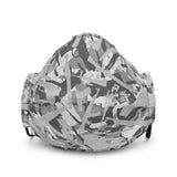 Igetzbuzy grey Blicky camo face mask