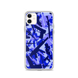 Igetzbuzy Blicky Blue Camo iPhone Case