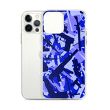 Igetzbuzy Blicky Blue Camo iPhone Case