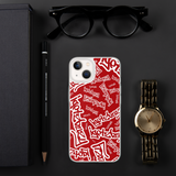 igetzbuzy red splat iPhone Case