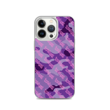 Igetzbuzy Purple camo lux print iPhone Case