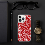 igetzbuzy red splat iPhone Case