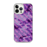 Igetzbuzy Purple camo lux print iPhone Case