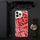 igetzbuzy red splat iPhone Case