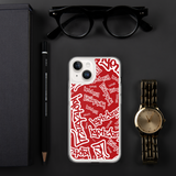 igetzbuzy red splat iPhone Case