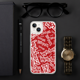 igetzbuzy red splat iPhone Case