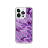 Igetzbuzy Purple camo lux print iPhone Case