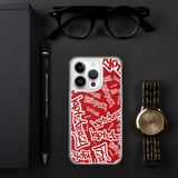 igetzbuzy red splat iPhone Case