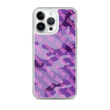 Igetzbuzy Purple camo lux print iPhone Case