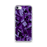 Igetzbuzy Blicky Purple Camo iPhone Case