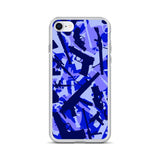 Igetzbuzy Blicky Blue Camo iPhone Case