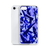 Igetzbuzy Blicky Blue Camo iPhone Case