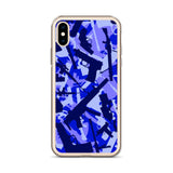 Igetzbuzy Blicky Blue Camo iPhone Case