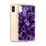 Igetzbuzy Blicky Purple Camo iPhone Case