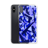 Igetzbuzy Blicky Blue Camo iPhone Case