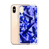 Igetzbuzy Blicky Blue Camo iPhone Case