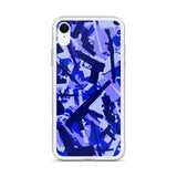 Igetzbuzy Blicky Blue Camo iPhone Case