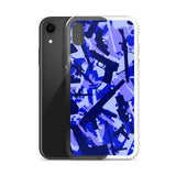 Igetzbuzy Blicky Blue Camo iPhone Case