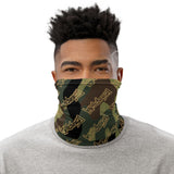 Igetzbuzy camo green lux print Neck Gaiter