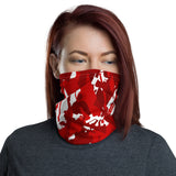 Igetzbuzy Blixky Red Camo Neck Gaiter