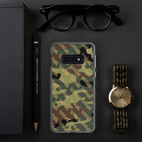 igetzbuzy green camo lux print Samsung Case