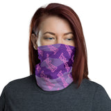 Igetzbuzy Purple Camo Lux Print Neck Gaiter