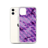 Igetzbuzy Purple camo lux print iPhone Case