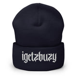 igetzbuzy gothic logo Cuffed Beanie