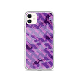 Igetzbuzy Purple camo lux print iPhone Case