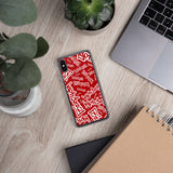 igetzbuzy red splat iPhone Case