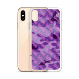 Igetzbuzy Purple camo lux print iPhone Case