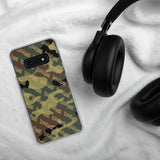 igetzbuzy green camo lux print Samsung Case