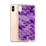 Igetzbuzy Purple camo lux print iPhone Case