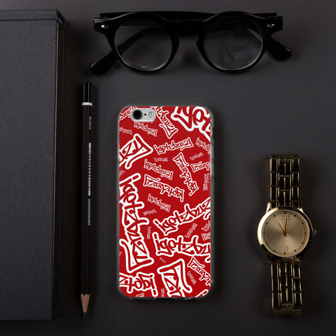 igetzbuzy red splat iPhone Case