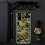 igetzbuzy green camo lux print Samsung Case