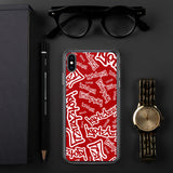 igetzbuzy red splat iPhone Case