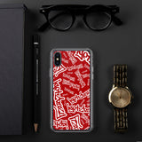 igetzbuzy red splat iPhone Case