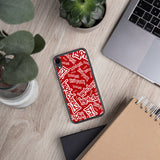 igetzbuzy red splat iPhone Case