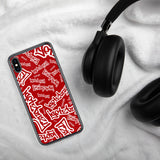 igetzbuzy red splat iPhone Case