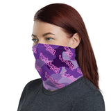 Igetzbuzy Purple Camo Lux Print Neck Gaiter