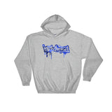 Igetzbuzy Blue Camo Drip Hoodie