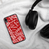 igetzbuzy red splat iPhone Case