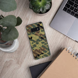 igetzbuzy green camo lux print Samsung Case