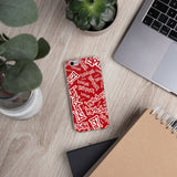 igetzbuzy red splat iPhone Case